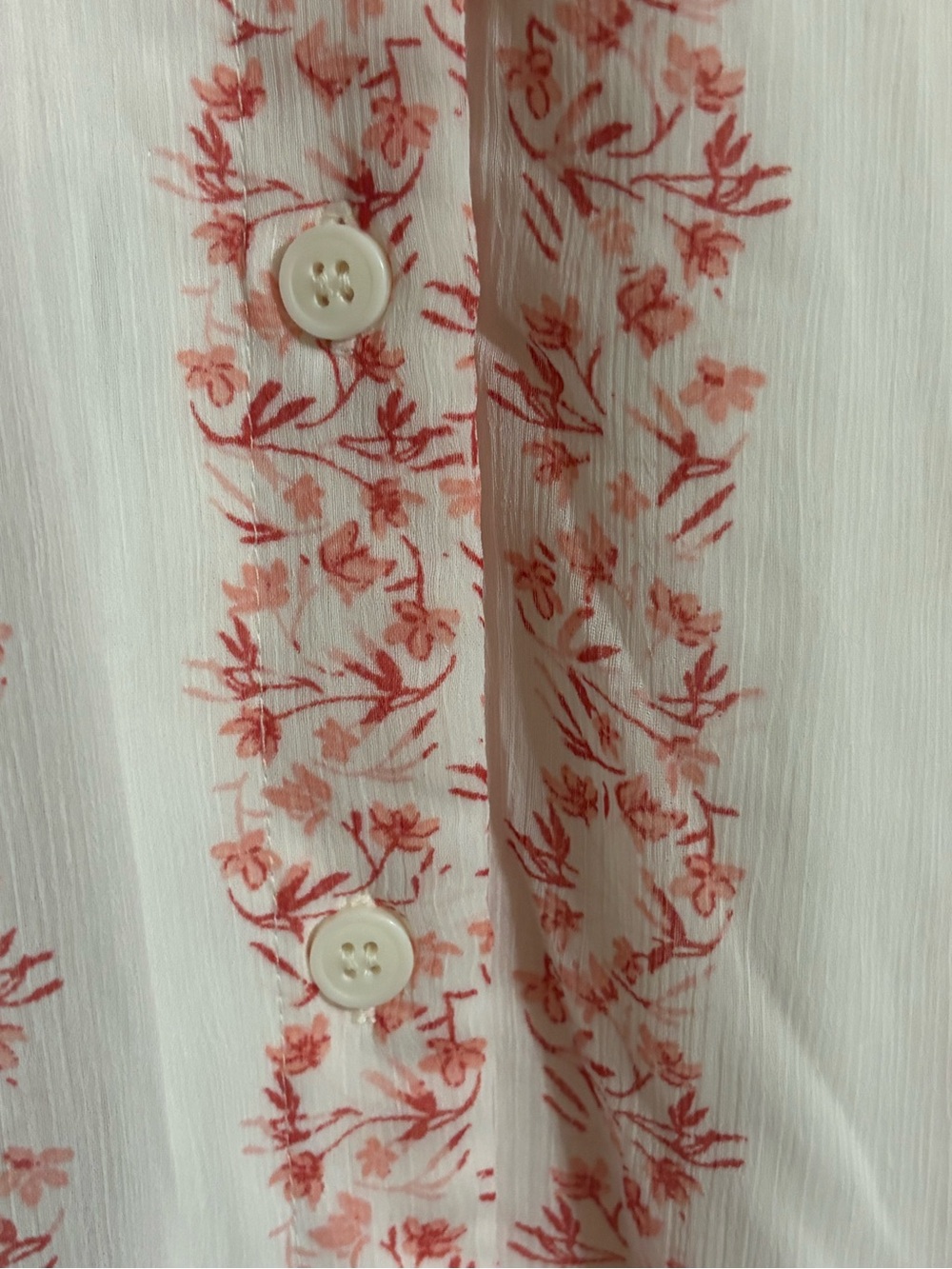 Emma & Michele White and Pink Printed Shirt A-line Dress retails $70 - Picture 8 of 12